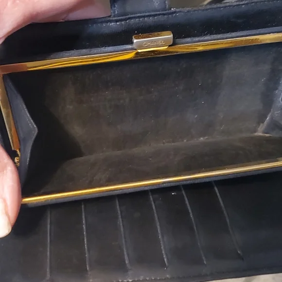 CHANEL BLACK CAVIAR WALLET Vintage 1979/1999⚜️🖤⚜️❤️⚜️🖤 - Picture 13 of 16